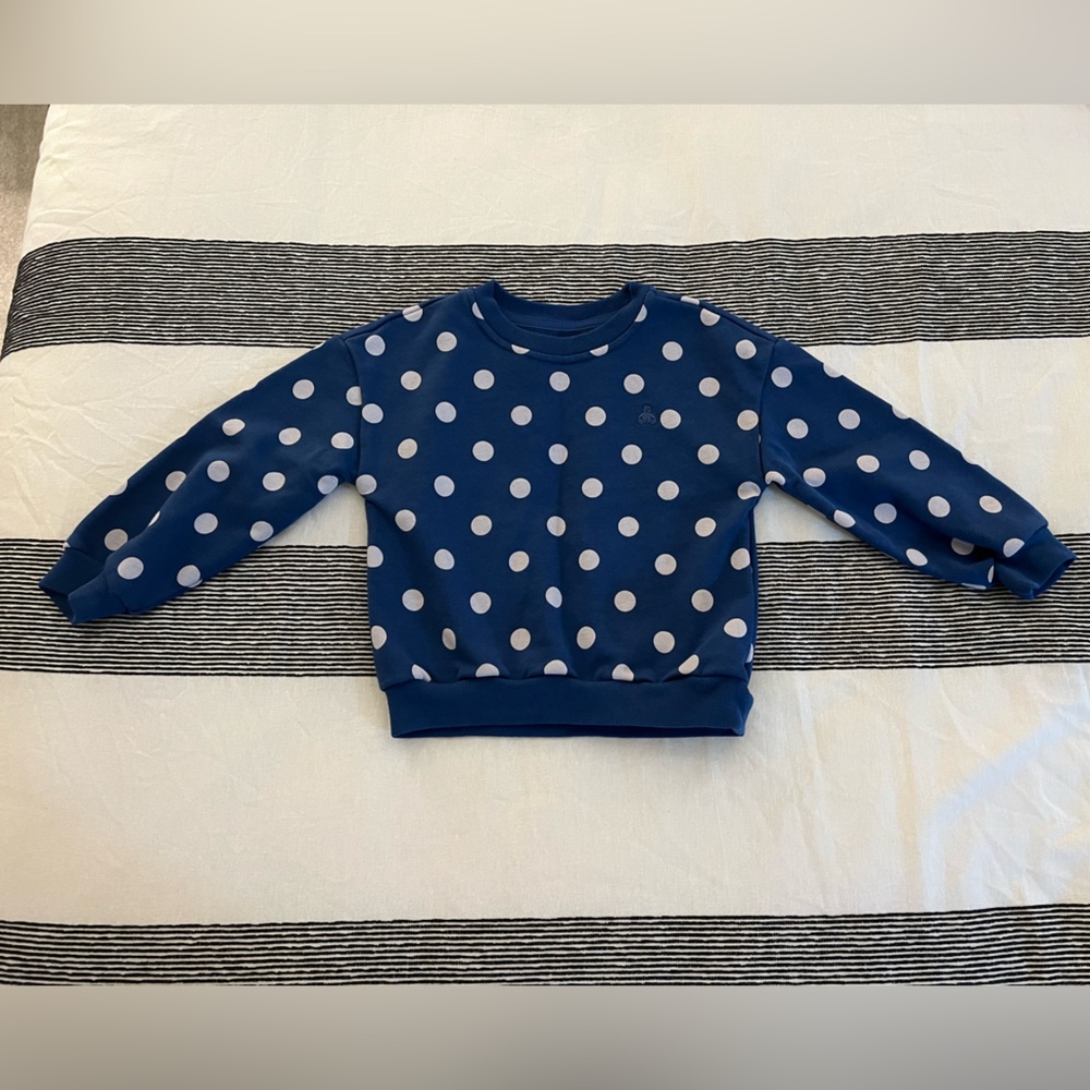 Gap Toddler Girls Polka Dot Sweatshirt (Size 4T)